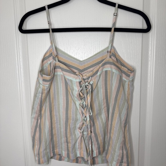 Spaghetti Strap Babydoll Cami Top | Pastel Boho Cottagecore - Picture 2 of 7